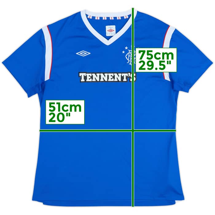 2011-12 Rangers Home Shirt - 9/10 - (Women's L)