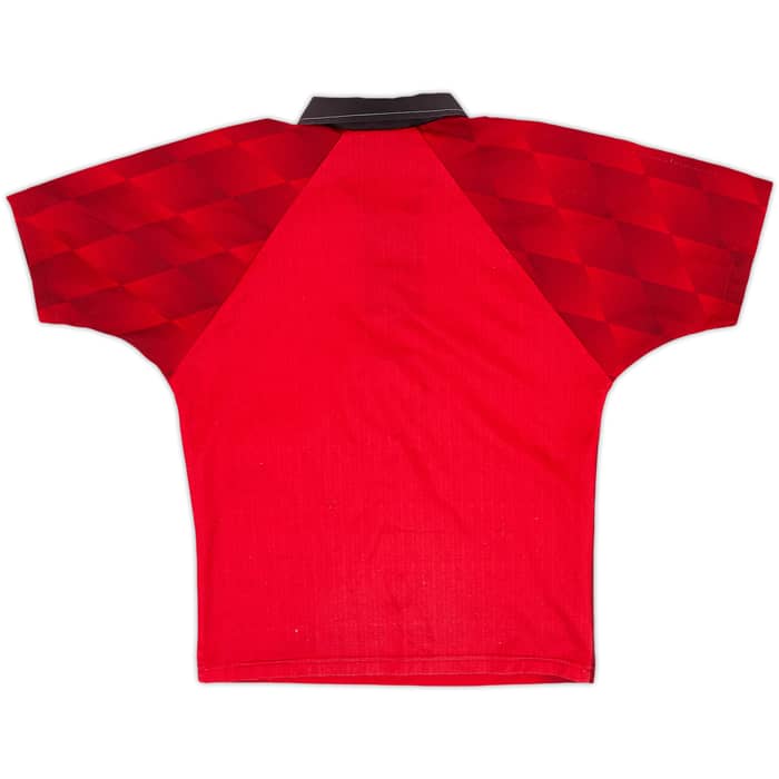 1996-98 Manchester United Home Shirt & Shorts - 7/10 - (L.Boys)