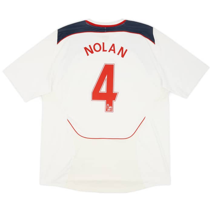 2008-09 Bolton Home Shirt Nolan #4 - 8/10 - (XXL)