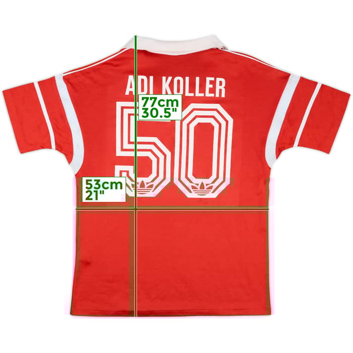 1988-90 Switzerland Home Shirt Adi Koller #50 - 7/10 - (L)