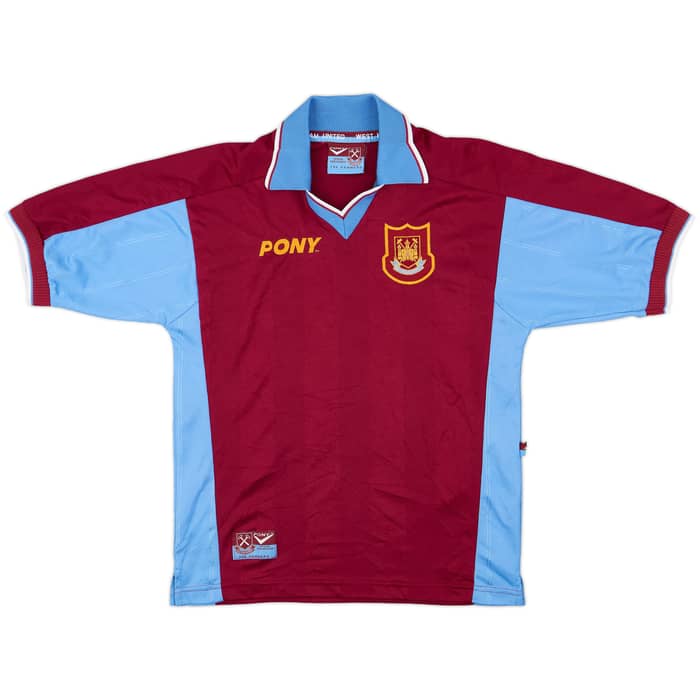 1997-98 West Ham Home Shirt Lampard #18 - 9/10 - (S)