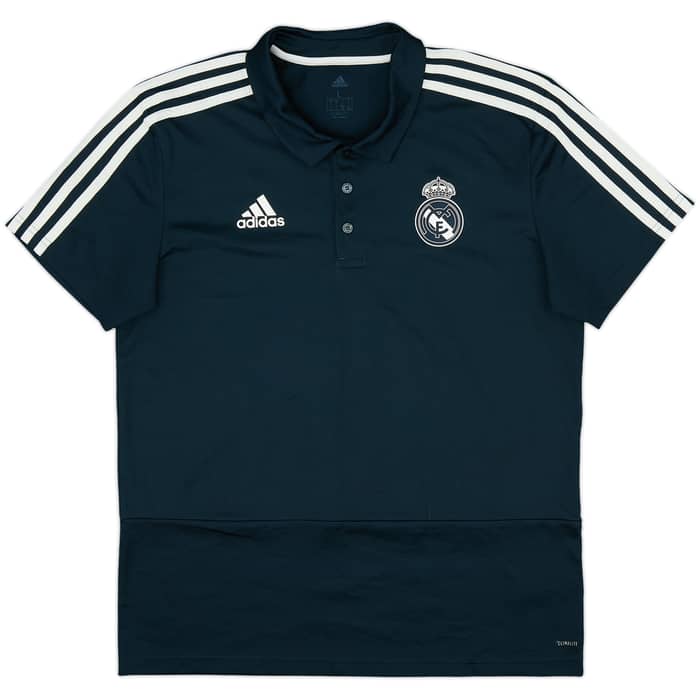 2018-19 Real Madrid adidas Polo Shirt - 8/10 - (L)