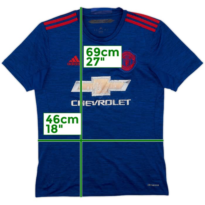 2016-17 Manchester United Away Shirt - 4/10 - (S)