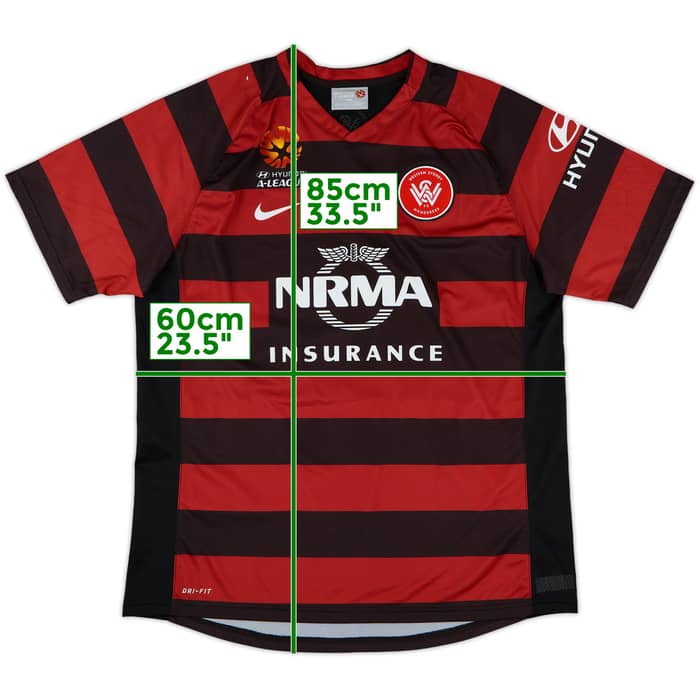 2012-14 Western Sydney Wanderers Home Shirt - 10/10 - (XXL)
