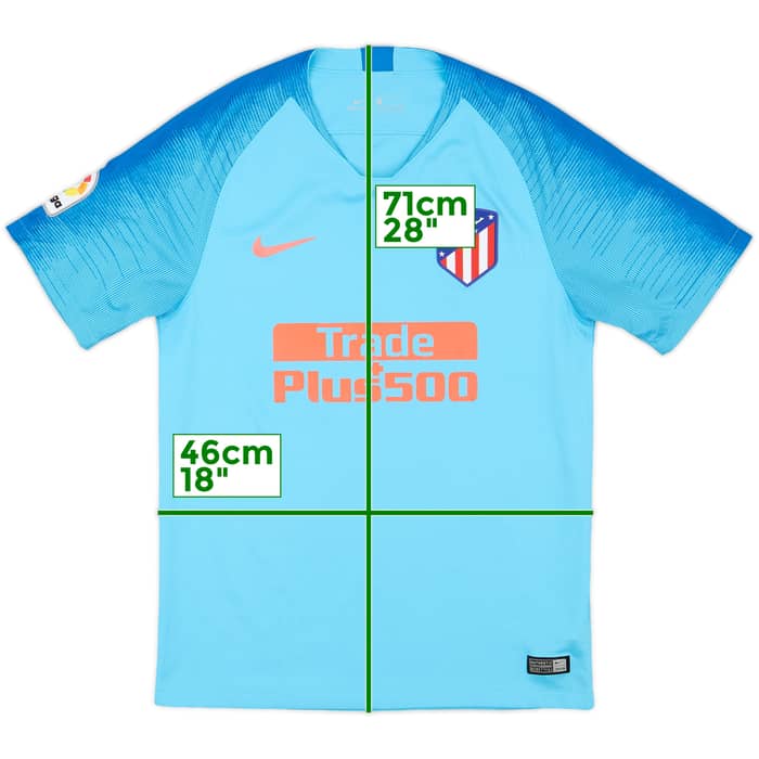 2018-19 Atletico Madrid Away Shirt - 9/10 - (S)