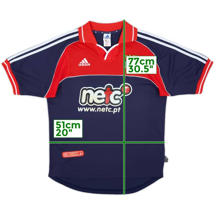 2000-01 Benfica Away Shirt - 7/10 - (M)