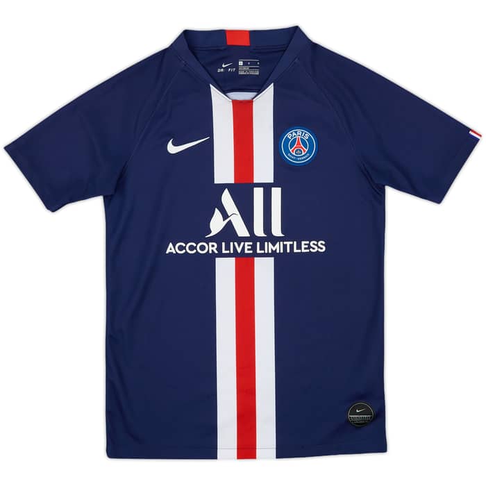 2019-20 Paris Saint-Germain Home Shirt - 7/10 - (L.Boys)