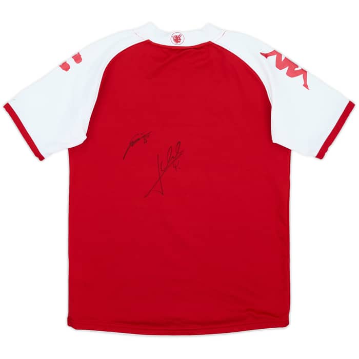 2008-09 Kaiserslautern Signed Home Shirt - 7/10 - (M.Boys)
