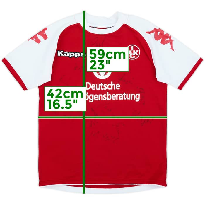 2008-09 Kaiserslautern Signed Home Shirt - 7/10 - (M.Boys)