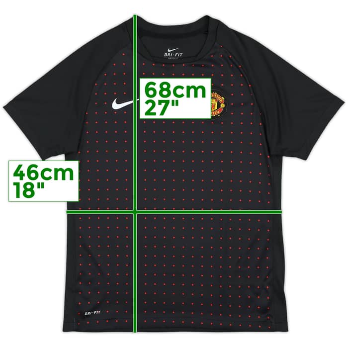 2011-12 Manchester United Nike Training Shirt - 6/10 - (L.Boys)