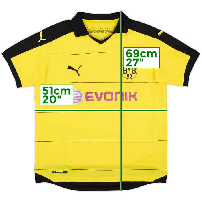 2015-16 Borussia Dortmund Home Shirt - 9/10 - (XS)