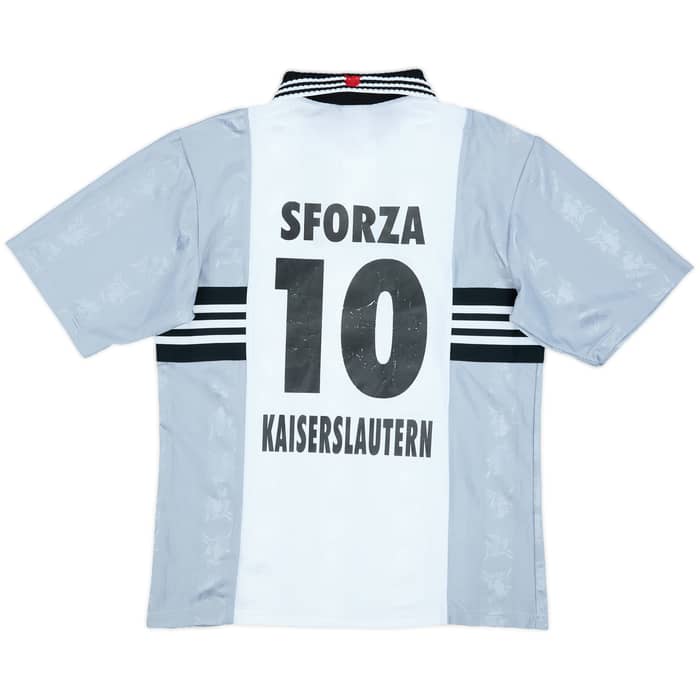 1997-98 Kaiserslautern Away Shirt Sforza #10 - 6/10 - (XL.Boys)