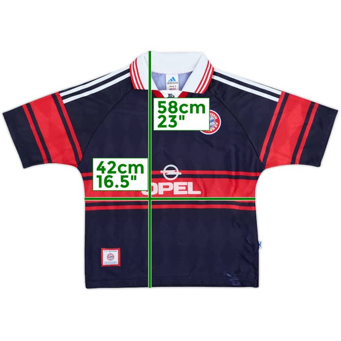 1997-99 Bayern Munich Home Shirt - 4/10 - (L.Boys)