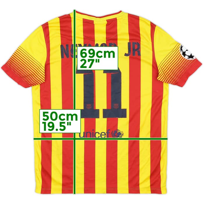 2013-15 Barcelona Away Shirt Neymar #11 - 5/10 - (XL.Boys)