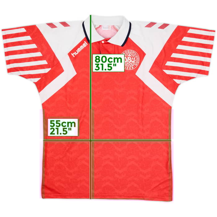 1992-93 Denmark Home Shirt - 8/10 - (XL)