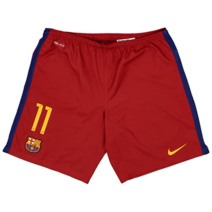 2015-16 Barcelona Home Shirt and Shorts Neymar Jr #11 - 9/10 - (S)