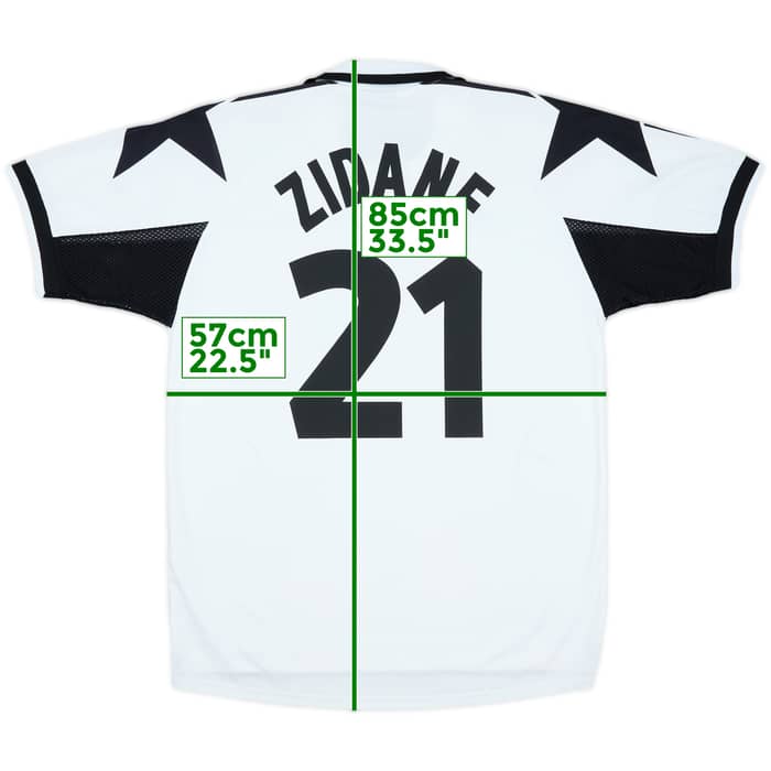 1998-99 Juventus Away Shirt Zidane #21 - 7/10 - (XL)