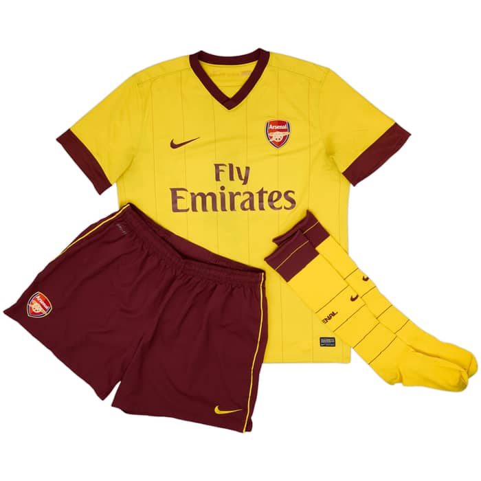 2010-13 Arsenal Away Full Kit Fabregas #4 - 7/10 - (L)