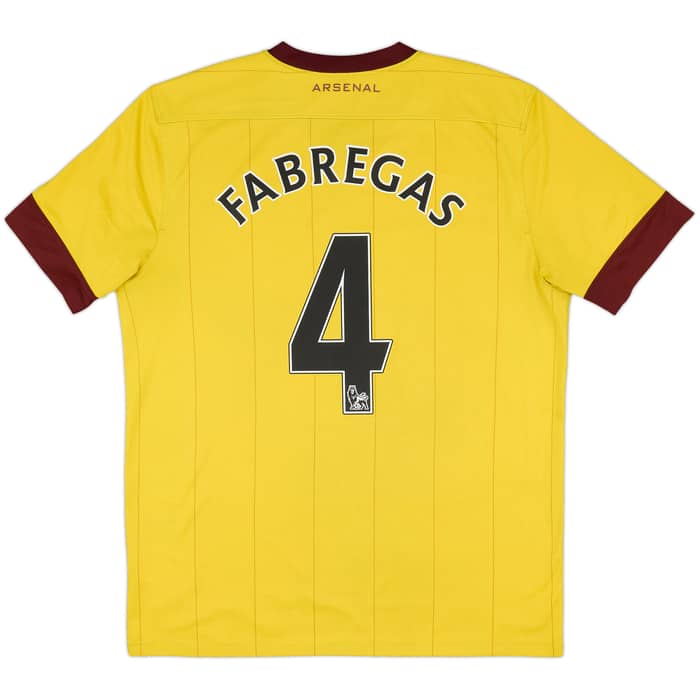 2010-13 Arsenal Away Full Kit Fabregas #4 - 7/10 - (L)