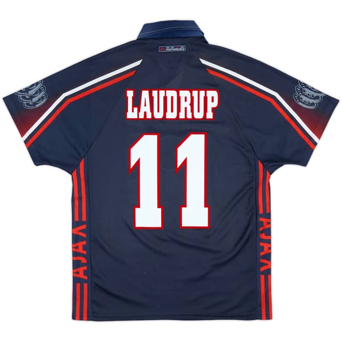 1997-98 Ajax Away Shirt Laudrup #11 - 9/10 - (M)