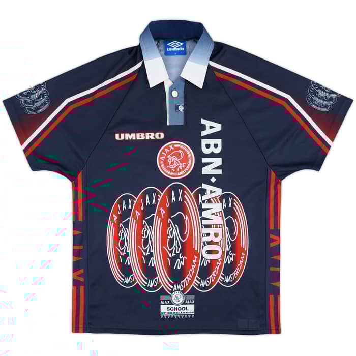 1997-98 Ajax Away Shirt Laudrup #11 - 9/10 - (M)