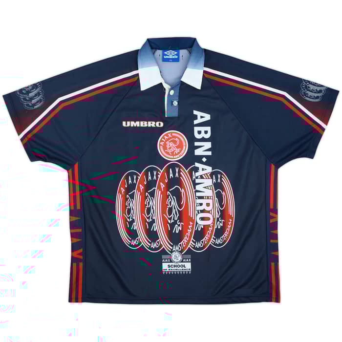 1997-98 Ajax Away Shirt F.De Boer #4 - 9/10 - (XXL)