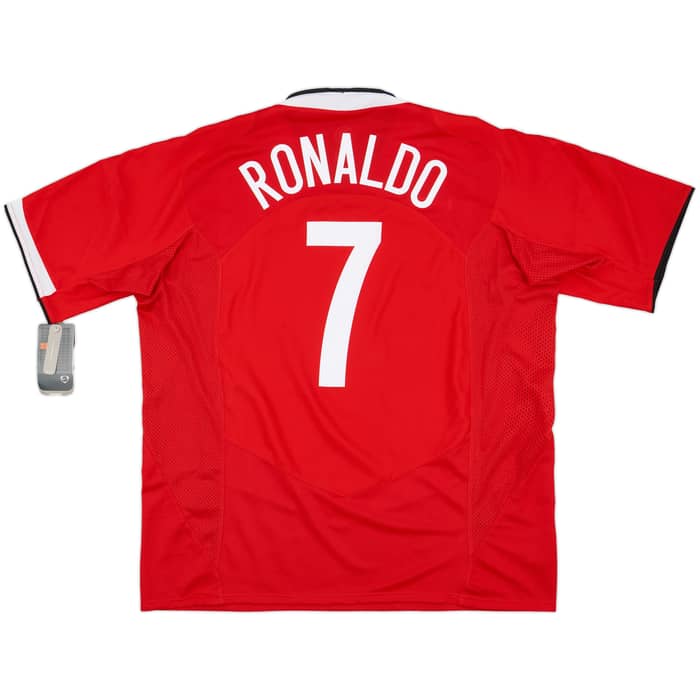 2004-06 Manchester United Home Shirt Ronaldo #7 (XXL)