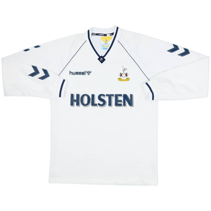 1989-91 Tottenham Home L/S Shirt - 6/10 - (XL)