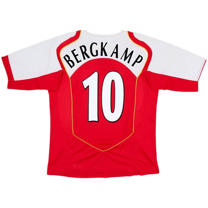 2004-05 Arsenal Home Shirt Bergkamp #10 - 7/10 - (L)