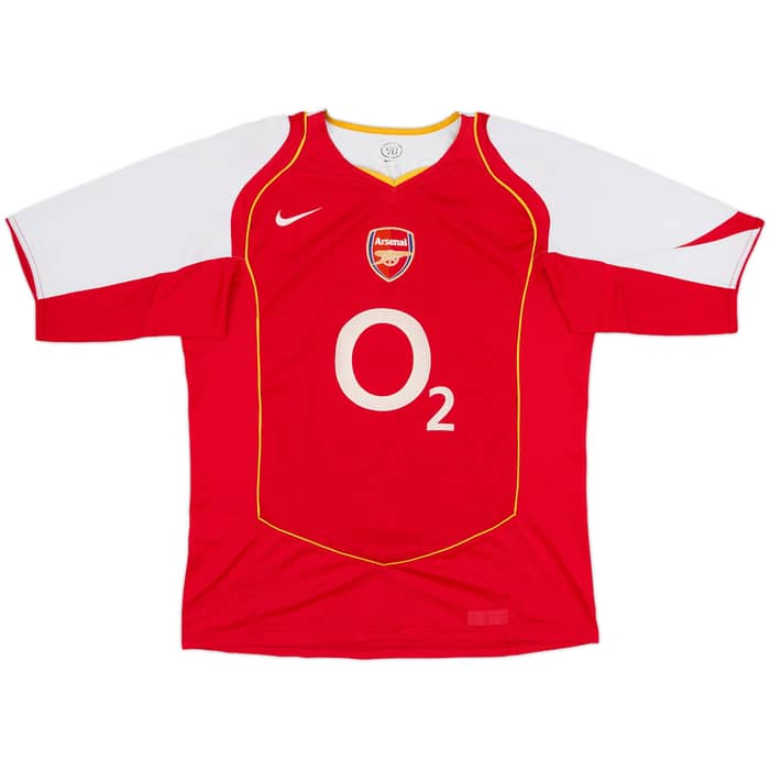 2004-05 Arsenal Home Shirt Bergkamp #10 - 7/10 - (L)