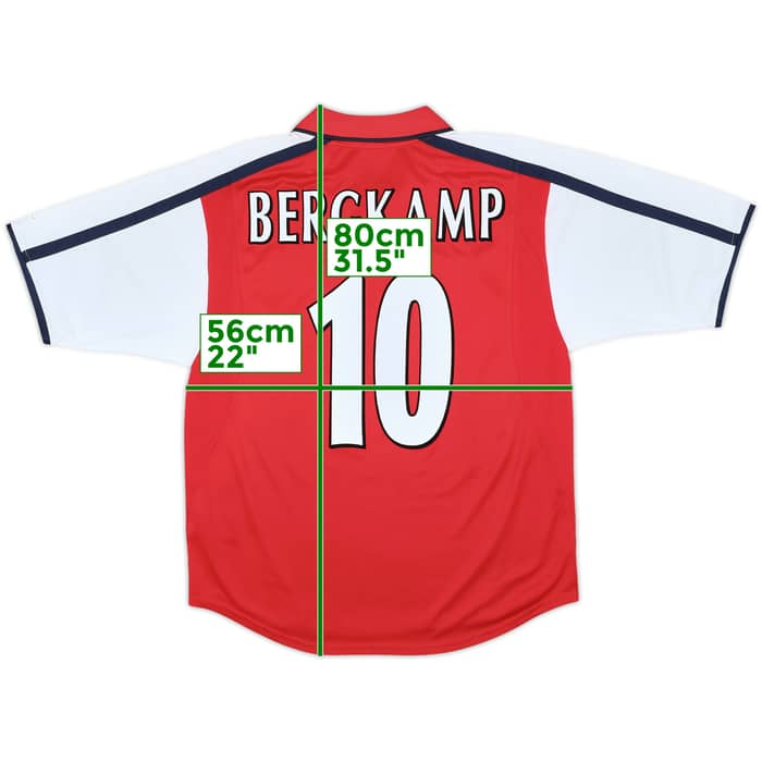 2000-02 Arsenal Home Shirt Bergkamp #10 - 10/10 - (M)