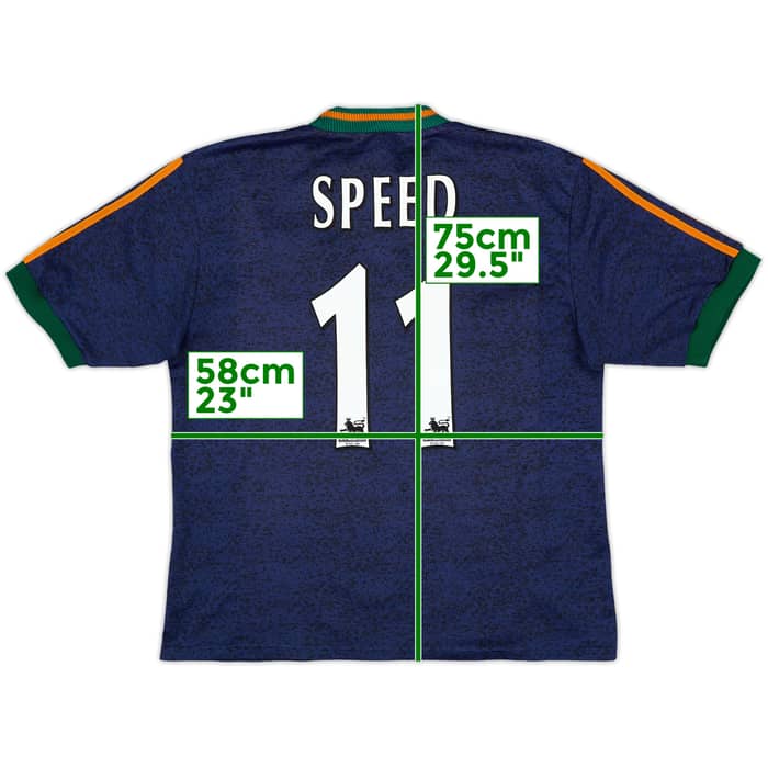 1997-98 Newcastle Away Shirt Speed #11 - 7/10 - (L)