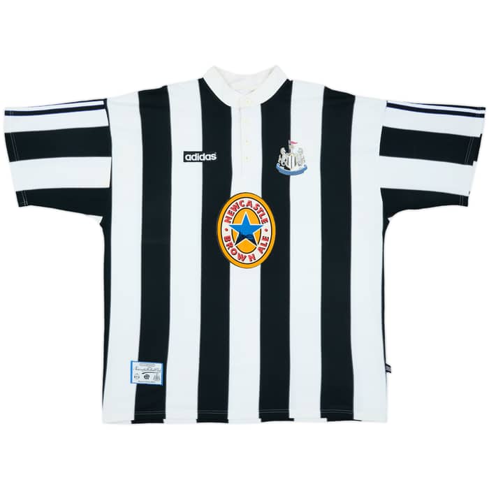 1995-97 Newcastle Home Shirt Shearer #9 - 7/10 - (XXL)