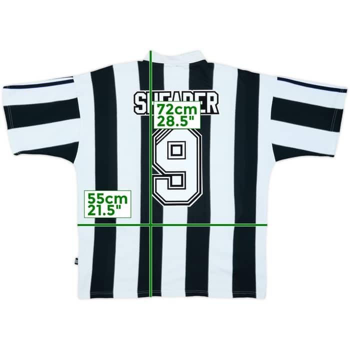 1995-97 Newcastle Home Shirt Shearer #9 - 8/10 - (XL)