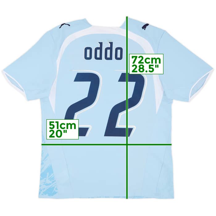 2006-07 Lazio Home Shirt Oddo #22 - 8/10 - (M)