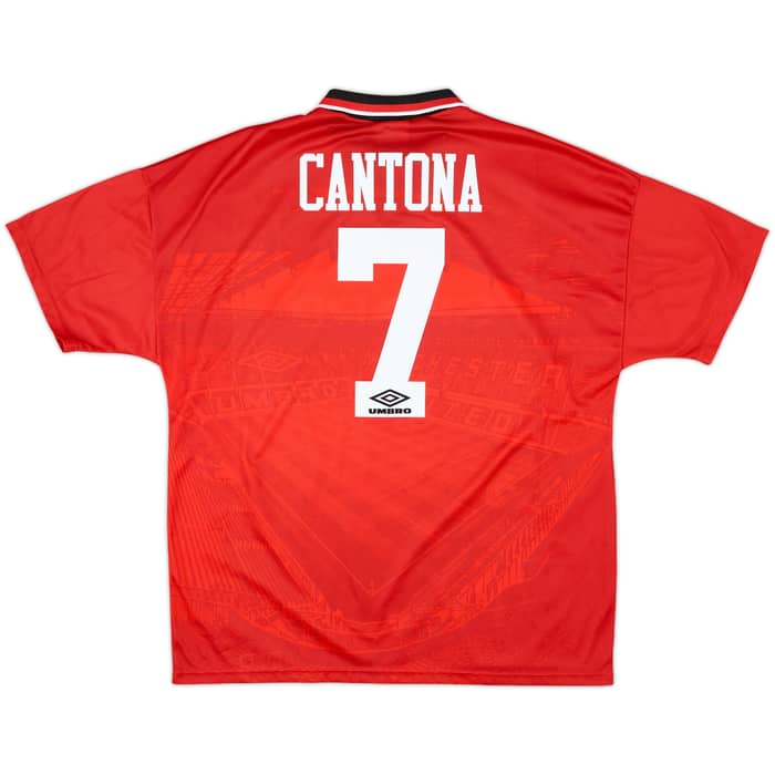 1994-96 Manchester United Home Shirt Cantona #7 - 10/10 - (XL)