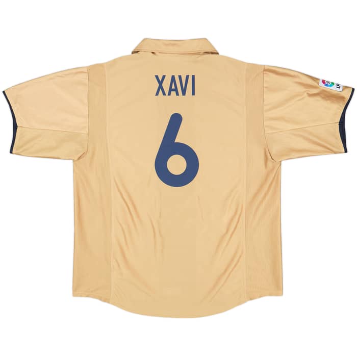 2001-03 Barcelona Away Shirt Xavi #6 - 6/10 - (XL)