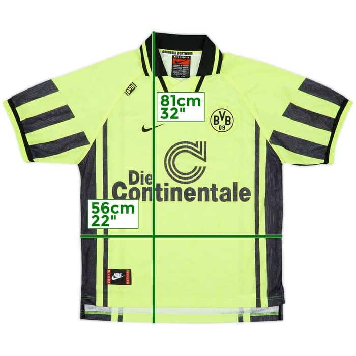 1996-97 Borussia Dortmund Home Shirt - 8/10 - (L)