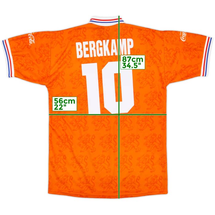 1994 Netherlands Home Shirt Bergkamp #10 - 9/10 - (L)
