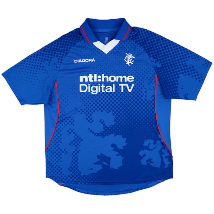 2002-03 Rangers Home Shirt - 8/10 - (L)