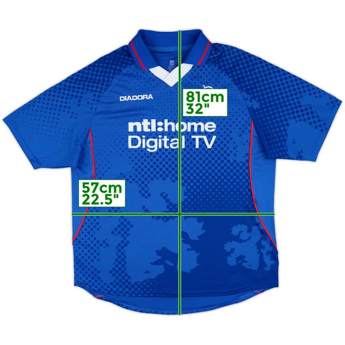 2002-03 Rangers Home Shirt - 8/10 - (L)