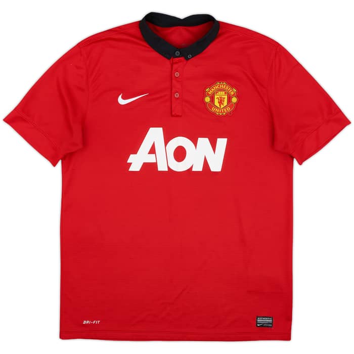 2013-14 Manchester United Home Shirt v.Persie #20 - 8/10 - (L)