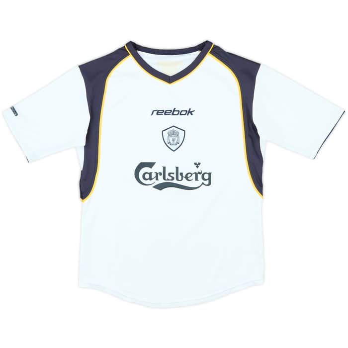 2001-03 Liverpool Away Shirt Hyypia #4 - 7/10 - (L.Boys)