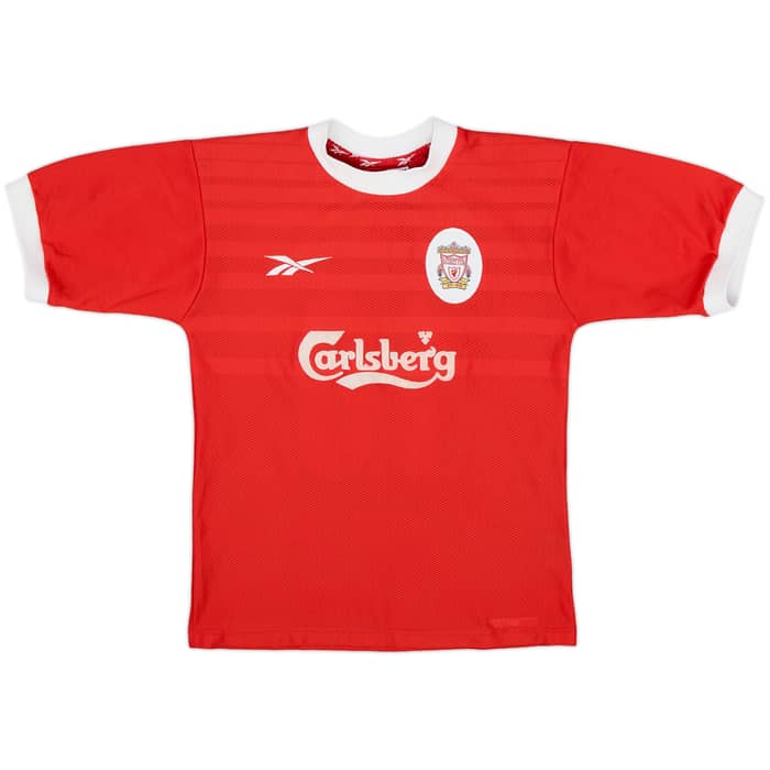 1998-00 Liverpool Home Shirt Owen #10 - 8/10 - (XL.Boys)