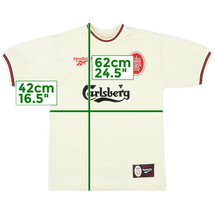1996-97 Liverpool Away Shirt - 8/10 - (L.Boys)