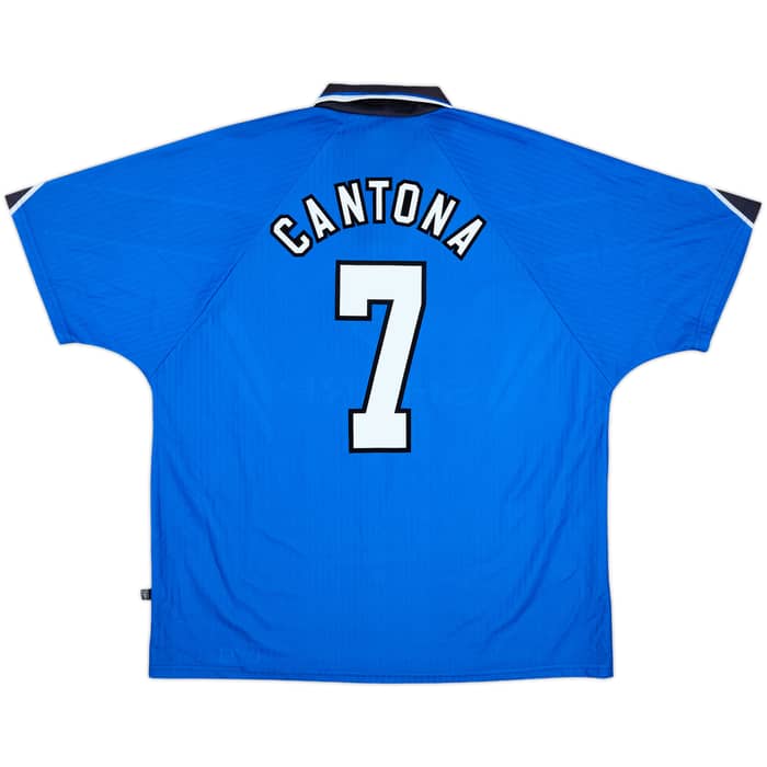 1996-98 Manchester United Third Shirt Cantona #7 - 9/10 - (XXL)