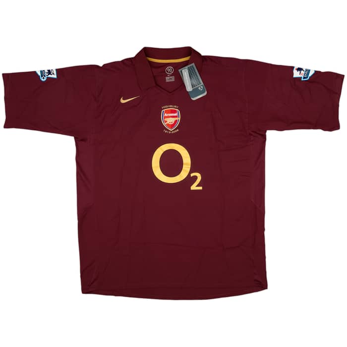 2005-06 Arsenal Home Shirt Henry #14 (XXL)