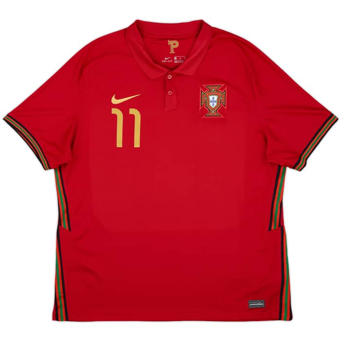 2020-21 Portugal Home Shirt B.Fernandes #11 - 8/10 - (XL)
