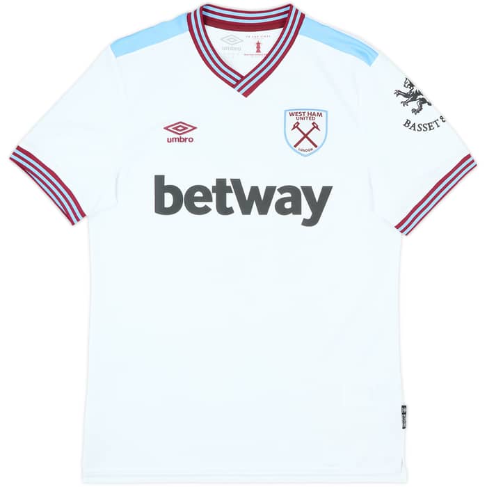 2019-20 West Ham Away Shirt Noble #16 - 8/10 - (L)