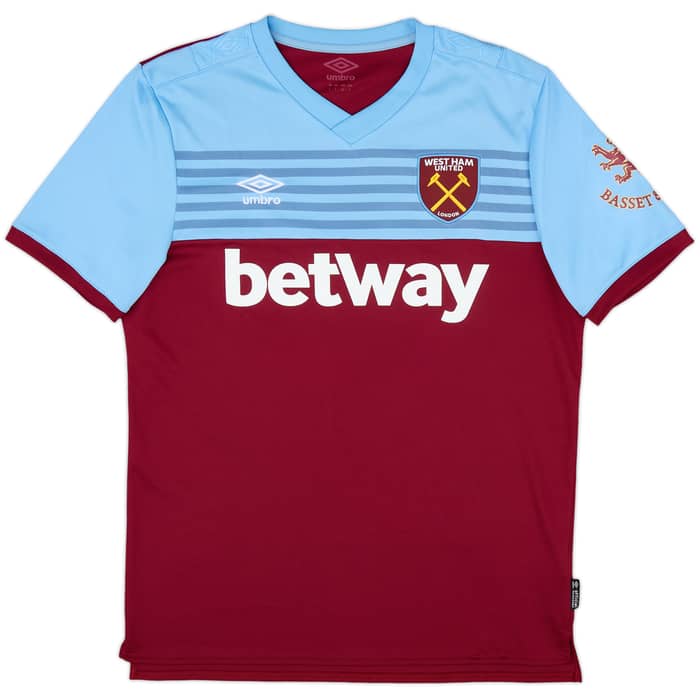 2019-20 West Ham Home Shirt Noble #16 - 10/10 - (L)
